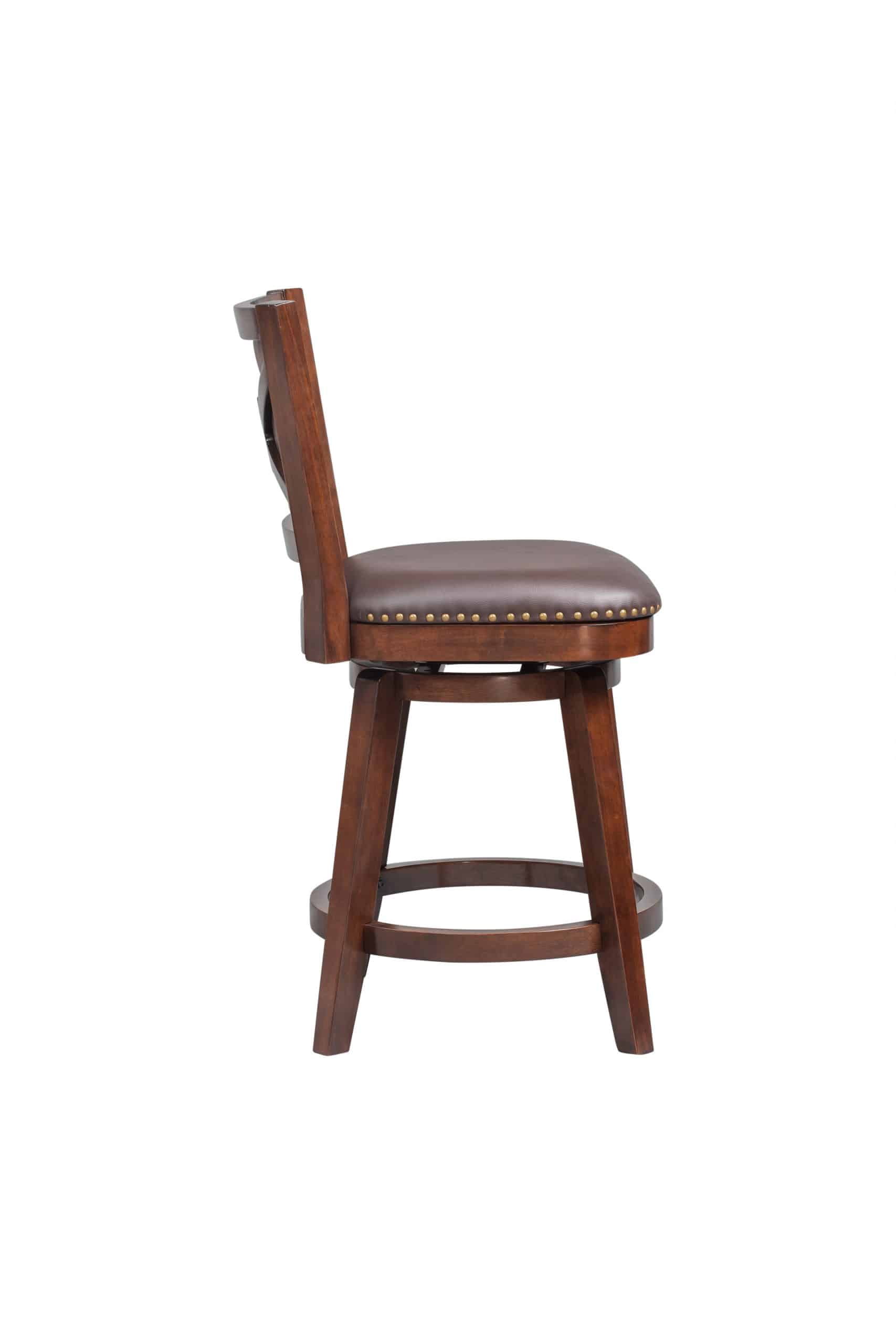 Broadmoor Swivel Counter Stool - Brown
