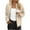 *Beige, variant on Suede Bomber Jacket For Women,Stand Collar Casual Zip Up Jackets,Oversized Trendy Outerwear Coats Coffee,Womens Plus M