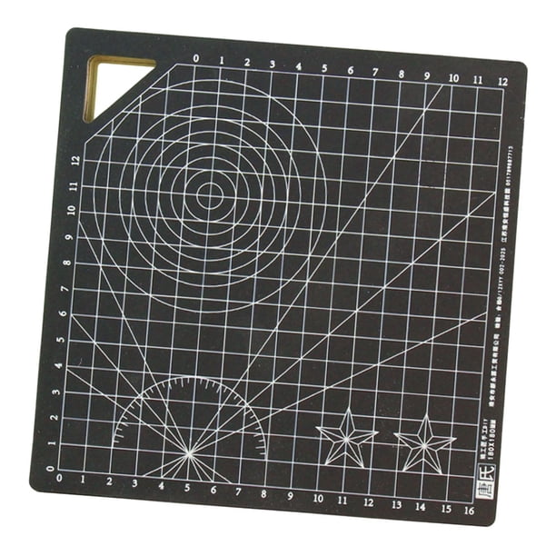 Tapete de corte resistente para escritorio, antideslizante, de doble cara, eficiente, para coser y cortar 18 centímetros