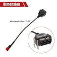 thumbnail image 3 of Cable adaptador de diagnóstico de Cable de 6 pines a OBDII para Honda, Yamaha, Harley, adaptador de Cable de diagnóstico de escáner OBD2, 3 of 7
