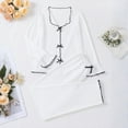 thumbnail image 3 of Lixiuxyad Soft Pajama Long Sleeve Top With Comfortable Pants Breathable Loungewear For Cozy Sleep And Relaxing At Home Womens Sleepwear L, 3 of 6