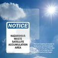 thumbnail image 6 of (2 Pack) Hazardous Waste Satellite Accumulation OSHA Notice Sign, 6 of 7