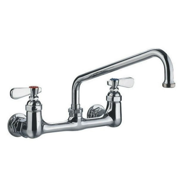 8 In Widespread 2 Handle Wall Mount Utility Faucet Polished Chrome Com - Wall Mount Utility Faucet Black 8 In Widespread 2 Handle Wall Mount Utility Faucet Polished Chrome Com - Wall Mount Utility Faucet Black