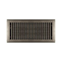 6" x 12" Antique Brass Contemporary Style Floor Register - Decorative Vent Cover