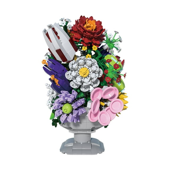 Honchoes Flowers Bouquet Building Set Compatible with Lego Botanical Home Decor Toy for Adults Boys Girls 1092Pcs
