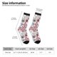 thumbnail image 2 of Fotbe Abstract Floral Calcetas Largas con Estampado para Hombre y Mujer – Calcetas de Compresión Transpirables y Elásticas, Viajar y Uso Diario Talla 5-11, 2 of 6