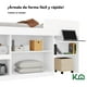 thumbnail image 2 of Cama Individual KingsHouse Escritorio Cajones Litera Base Blanco, 2 of 8