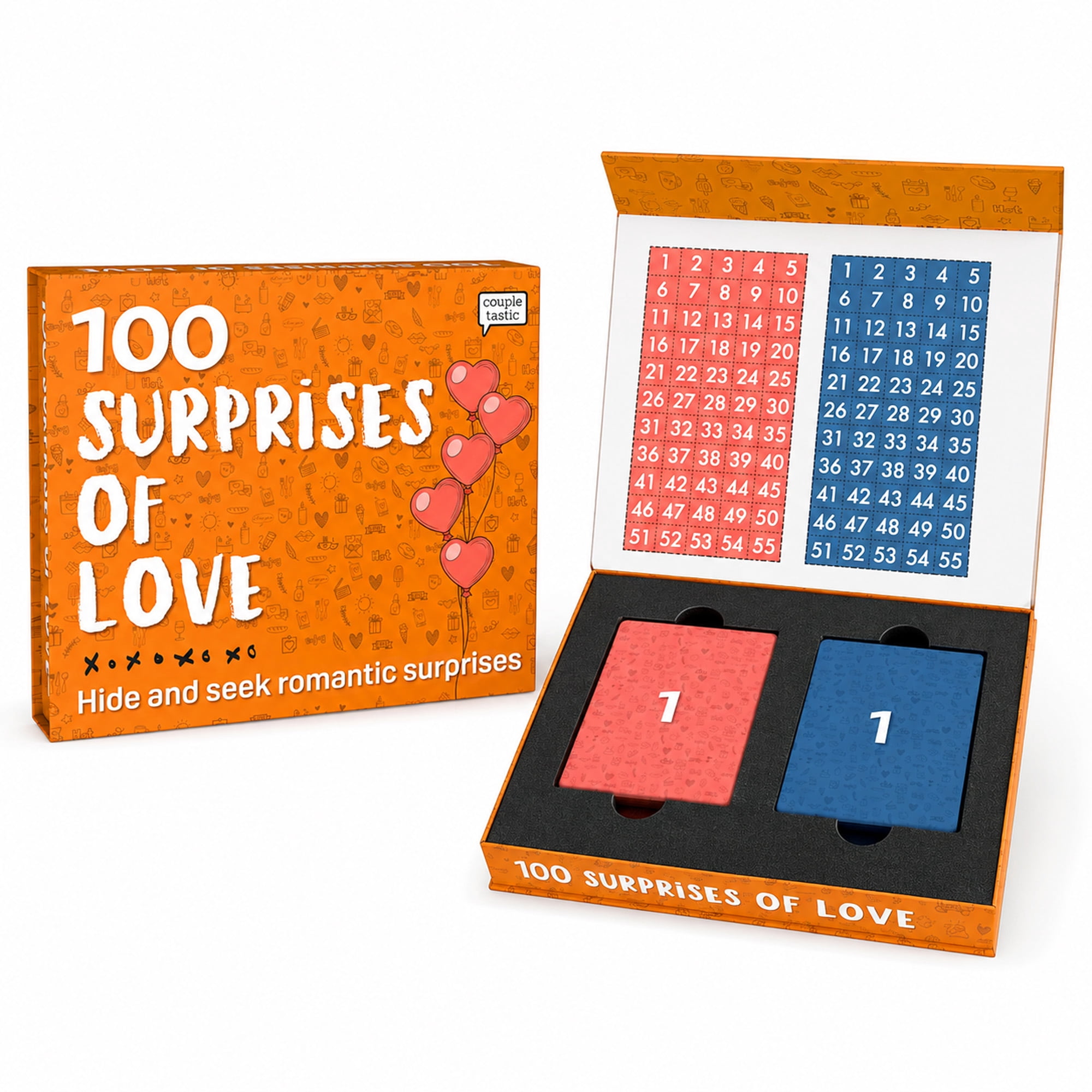BPC 100 Surprises of Love Romantic Coupon Game for Couples Anniversary or Valentine’s Day Gift