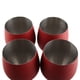thumbnail image 2 of 4 copas de vino mate de acero inoxidable de 18 oz, color rojo, 2 of 5