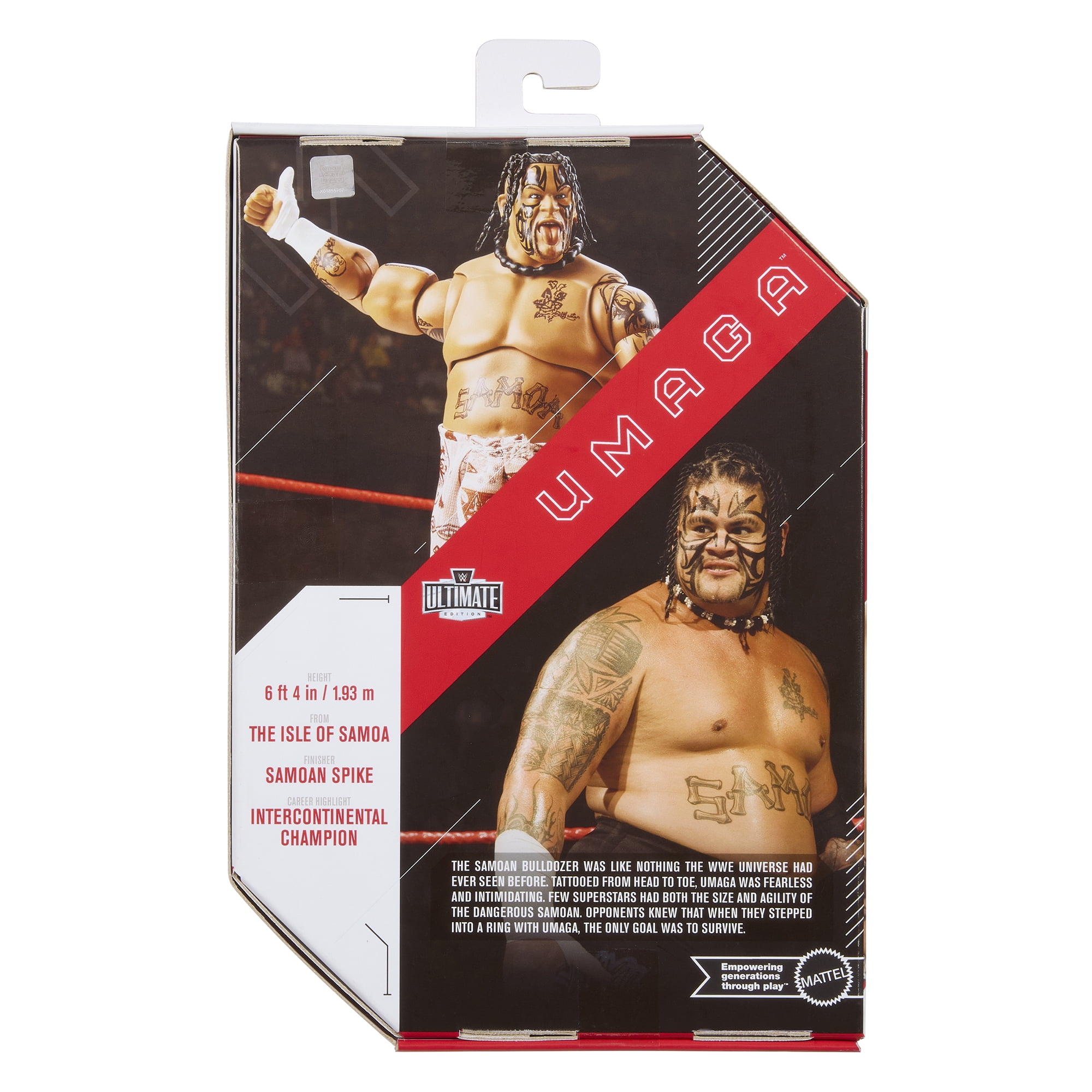 Umaga - WWE Ultimate Edition 29 Mattel WWE Toy Wrestling Action Figures
