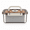 Silver, variant on Airtight Bread Box, Large Capacity Bread Storage Container with Date Tracking Lid, Ideal for Storing Homemade Bread, Pastries, Snacks and Fruits on Kitchen Countertop (Grey)