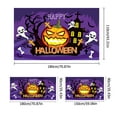 2024 New Scary Happy Pumpkin Happy Banner For Purple Party Garage