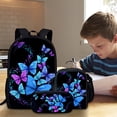 thumbnail image 4 of Juego de mochilas para niños con estuche y bolsa de almuerzo - Mochila escolar de gran capacidad para niños y niñas, set de 3 piezas para alumnos de primaria, duradero y cómodo, 4 of 5