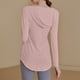 thumbnail image 4 of Ropa de fitness para mujer, camisetas deportivas casuales de manga larga sueltas, camisetas de yoga de longitud media, camisetas de fitness con capucha, suéteres, 4 of 6