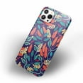 thumbnail image 4 of Tobelint Indigo Shrub Flower Case for iPhone 11 Pro Max,Aesthetic Colourful Floral Pattern Bumper Case Cover, 4 of 5