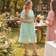 thumbnail image 3 of GRACE & GRANDEUR Vestido de Verano Elegante con Flores para Mujeres Talla Grande 2X Verde Claro, 3 of 7