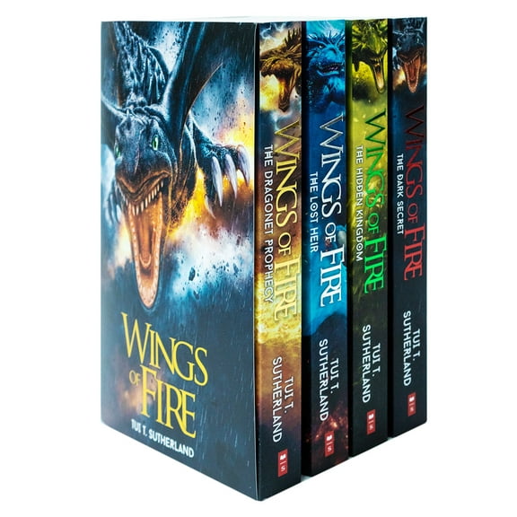 Wings of Fire Series by Tui T. Sutherland 4 Books Collection Set - Ages 8-12 - Paperback