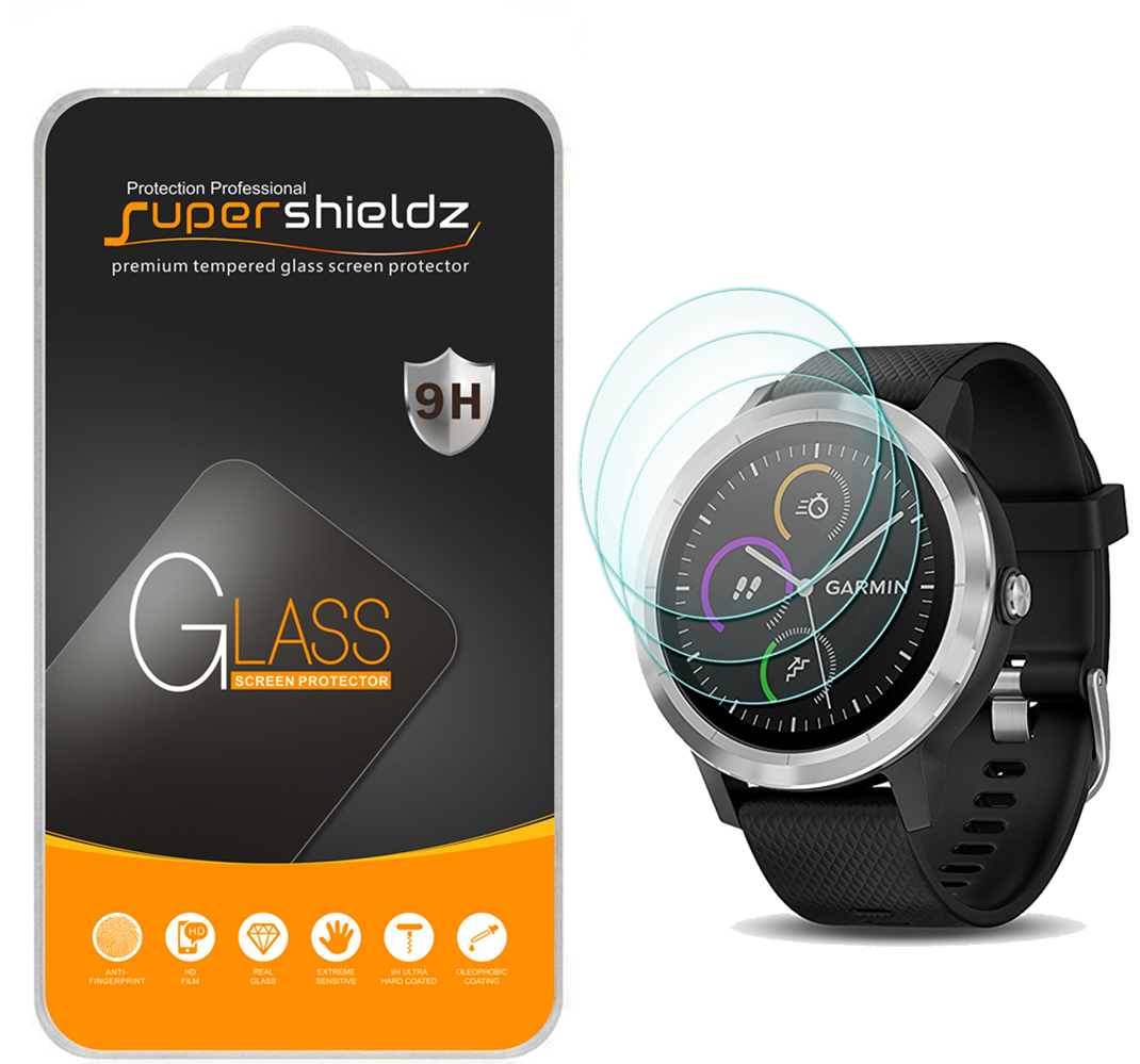 [3Pack] Supershieldz for Garmin vivoactive 3 Tempered Glass Screen
