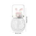 thumbnail image 2 of 1000ml Rabbit Large Capacity Water Bottle - Portable Outdoor Straw Water Cup for Travel, Hiking & Daily Use, Cute Bunny Themed Water Bottle Gift, 8.66*3.14in, Pink, 2 of 6