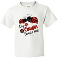 thumbnail image 3 of Inktastic My Cousin Loves Me with Cute Ladybugs Youth T-Shirt, 3 of 5