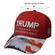 thumbnail image 2 of Gorra de béisbol Trump sombrero de lengua de pato con patrón de águila sombreros de camionero para hombres y mujeres, 2 of 8