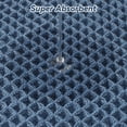 thumbnail image 2 of VUNATE Waffle Bathroom Rugs Ultra-Soft Non-Slip Bath Mat Super Absorbent Quick Dry Bath Rugs for Bathroom Floor Machine Washable Bathroom Mats with Tassels Boho Bathroom Decor 17"x24" Blue, 2 of 6