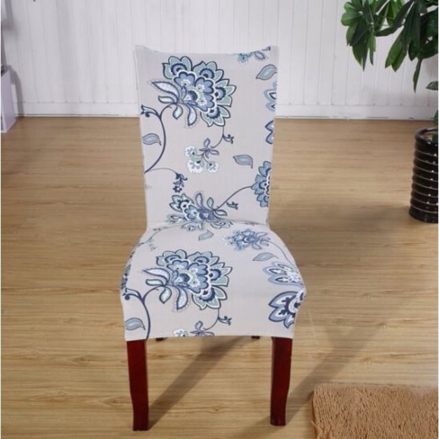 Spandex Chair Covers Soft Super Fit Stretch Removable Short Dining Chair Protector Cover Banquet Chair Seat Protector for Dining Room Ceremony Home Wedding