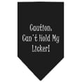 thumbnail image 3 of Pet and Dog Bandana Screen Printed, "Caution: Can't Hold My Licker", 3 of 10