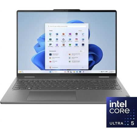 Lenovo - Yoga 7i 2-in-1 16" 2K Touchscreen Laptop - Intel Core Ultra 7 155U with 16GB Memory - 1TB SSD - Storm Grey