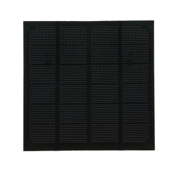 Paneles solares de 2 W y 6 V, alta eficiencia de batería, ahorro de energía, cargador portátil, 115 x 115 mm, para teléfono móvil.
