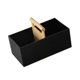 thumbnail image 5 of Caja de almacenamiento de escritorio, organizador de encimera, soporte creativo multiusos para artículos de tocador Negro, 5 of 9