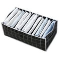 thumbnail image 1 of Naturegr Folding Clothes Organizer Printing Space-saving Fabric Folding Divided Clothing Storage Box for Daily Use, 1 of 8