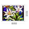 thumbnail image 2 of Hilo de bordar de algodón completo, estampado de 11CT, punto de cruz de lirio de cristal, 60x45cm, 2 of 9