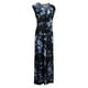thumbnail image 1 of Maxi Floral De Las Mujeres Del Cuello En Cordones De Oscilación De De XL - 4XL SG Yinane Vestido largo de Boho, 1 of 8