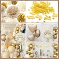thumbnail image 6 of YANSION Birthday Decorations for Girls Women, Beige Birthday Party Decorations with Birthday Balloons, Happy Birthday Decorations Banner, Peper Pom Poms for Baby Boy Men Birthday Decorations, 6 of 7