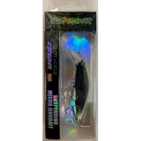 Eurotackle 00348 Z-Spender 2 Suspending Jerk Baits 1/8oz Black Hi-Viz