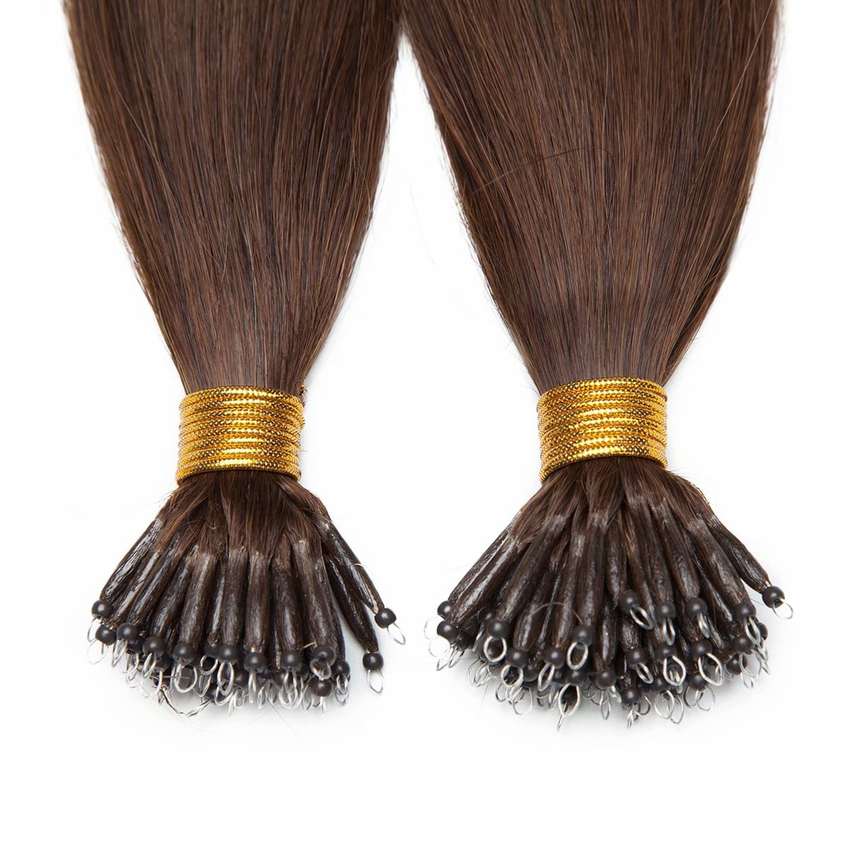 MY-LADY Nano Ring Beads Human Hair Extensions Micro Loop tip Russian Hair Highlight Hairpiece 16"-24"