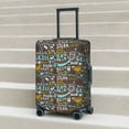 thumbnail image 5 of Yiaed Barbeque Print Travel Luggage Cover Suitcase Protector Fits 18-32 Inch Luggage Wheel Covers Patterned Elastic Luggage Anti-scratch（No luggage）-Large, 5 of 5
