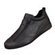 thumbnail image 1 of Botas de hombre de suela gruesa, cálidas, forradas con vellón, informales, de caña media, combinables con todo y con cremallera, 1 of 1