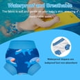 thumbnail image 5 of BIG ELEPHANT Baby Swim Diapers 3pcs, Reusable Adjustable Washable Waterproof Swimming Diaper for Boy's and Girl's, Sizes XS-XXL, 5 of 10