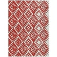 thumbnail image 2 of Addison Rugs Chantille Indoor/Outdoor Transitional Diamonds Red Washable Rectangle Rug, 2'6" x 3'10", 2 of 6
