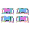 thumbnail image 4 of 4 unids hebilla de liberación lateral 25x47mm aleación de zinc brillante durable amplia aplicación hebilla de metal para mochila collar de perro diycolorful, 4 of 8