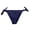 j20-Navy, variant on LIIPEE Womens Swimwear Bottoms Summer Casual Solid Color Tie Cheeky Female Pool Beach Party Fashion Soft Breathable Comfortable Sexy Bikinis Swimsuits,L