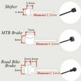 thumbnail image 2 of Trlreq Brake Cable Coated Stainless Steel Mountain Road Bike Transmission, 2 of 4