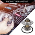 thumbnail image 3 of Termostatos de refrigerante del motor Unique Bargains para Volkswagen Golf 1.6L 1985-1988 No.068121113H tono plateado, 3 of 6