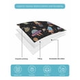 thumbnail image 5 of Quilts Full Size Bedding Set, Cute Black Space Lightweight Quilted Comforter, Star Cartoon Spaceship Planet Soft Reversible Bedspread Coverlet with Pillow Covers for All Season, 78" x 90", 5 of 7
