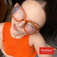 thumbnail image 3 of Fashion Oversized Blue Light Blocking Glasses for Women Men Trendy Big Square Frame Computer Eyeglasses, 3 of 7