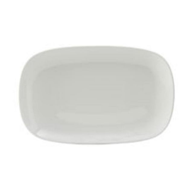 Tuxton BPH-127S Vitrified China Rectangular Platter Porcelain White - 12.75 in. - 1 Dozen