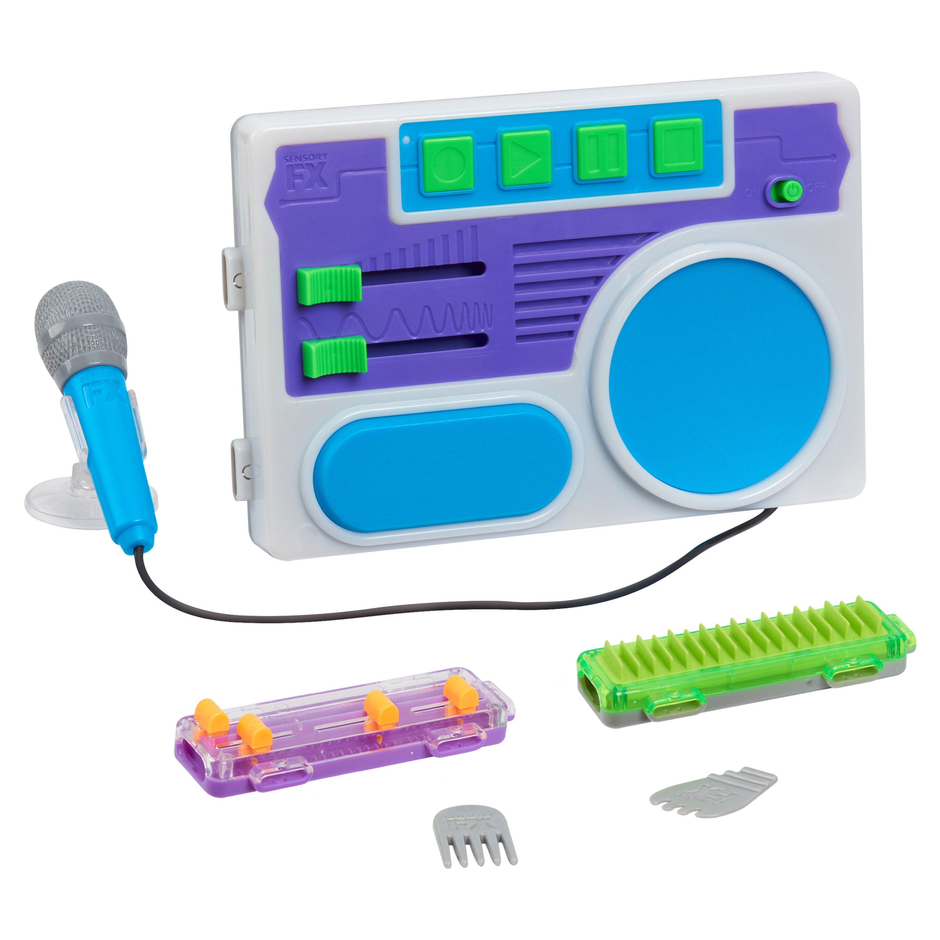 Sensory FX ASMR Mega Bar, Fidget Toys for Kids, Create and Record Unique and Soothing Sound Effects,  Kids Toys for Ages 4 Up, Gifts and Presents