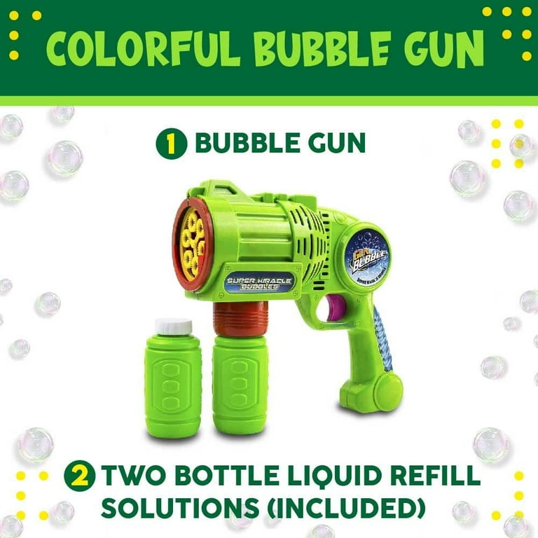 Toysery Bubble Gun and Bubble Blower machine for Kids Non Toxic